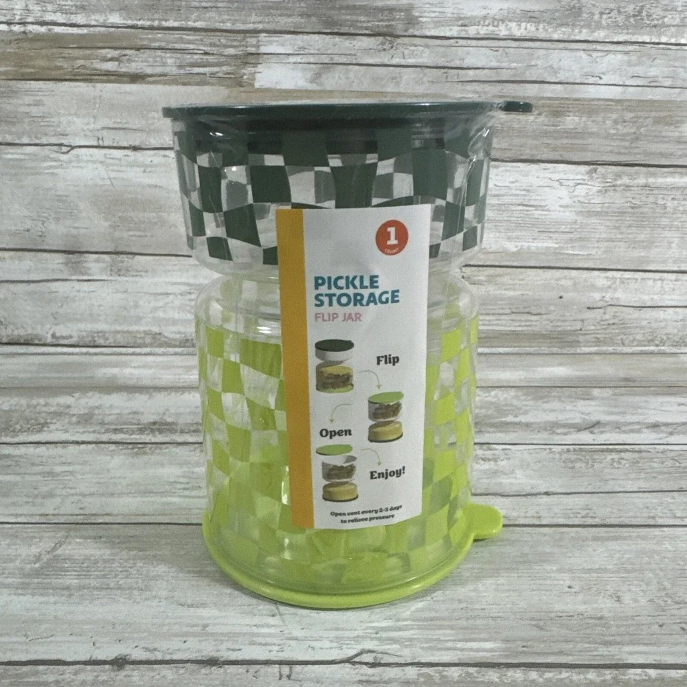 Target Bullseye Playground Pickle FLIP Strain Jar Storage Container Plastic 2024